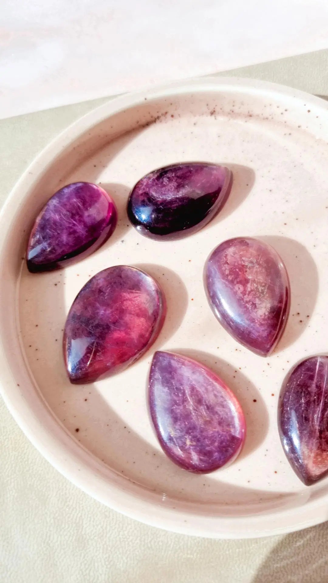 Purple deals mica stone