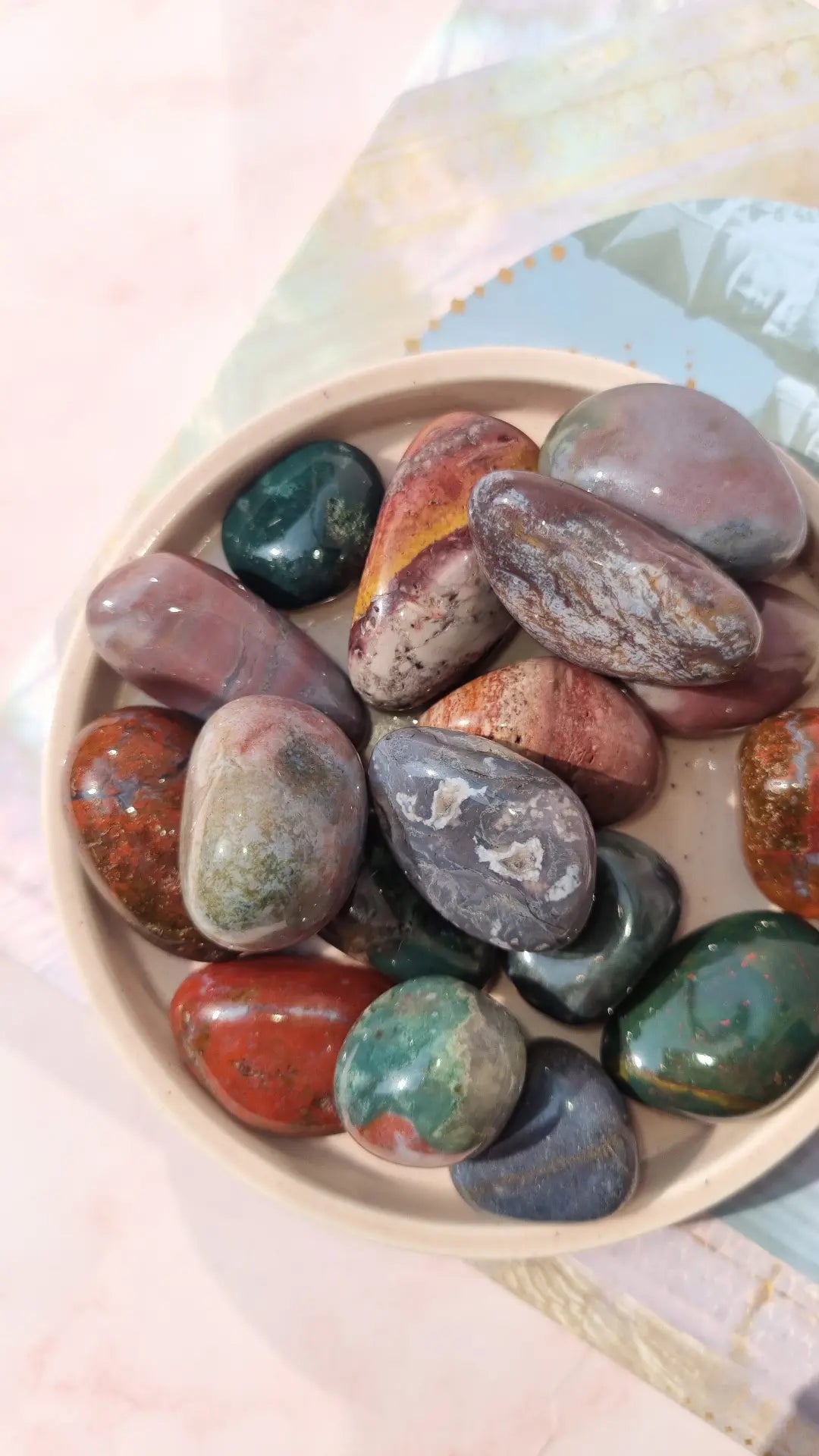 Ocean jasper tumbles