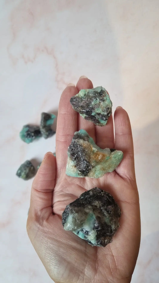 Amazonite with Smoky Quartz