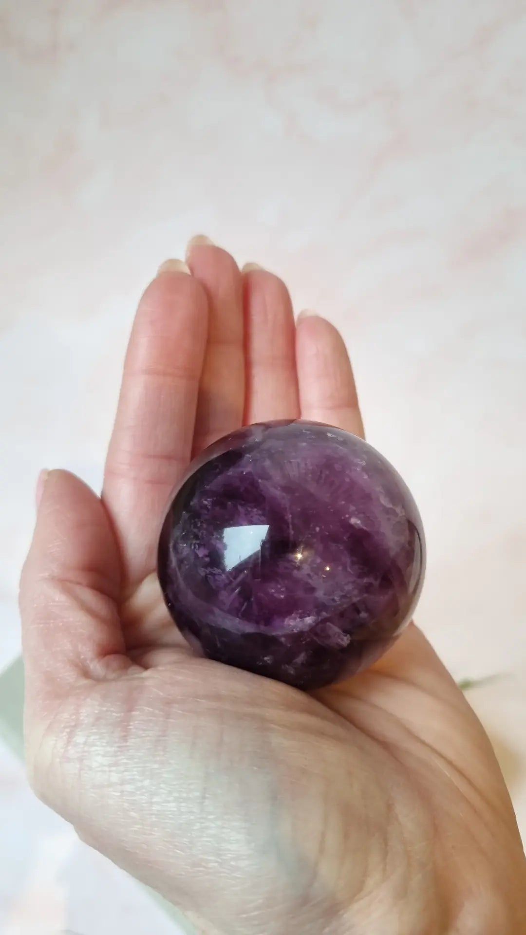 Purple Fluorite Sphere no1